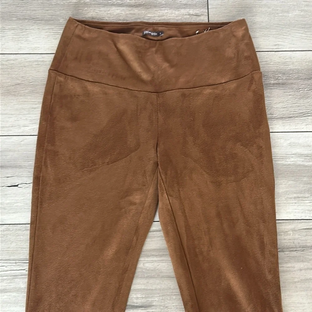 J. McLaughlin size small brown velour velvet style leggings
